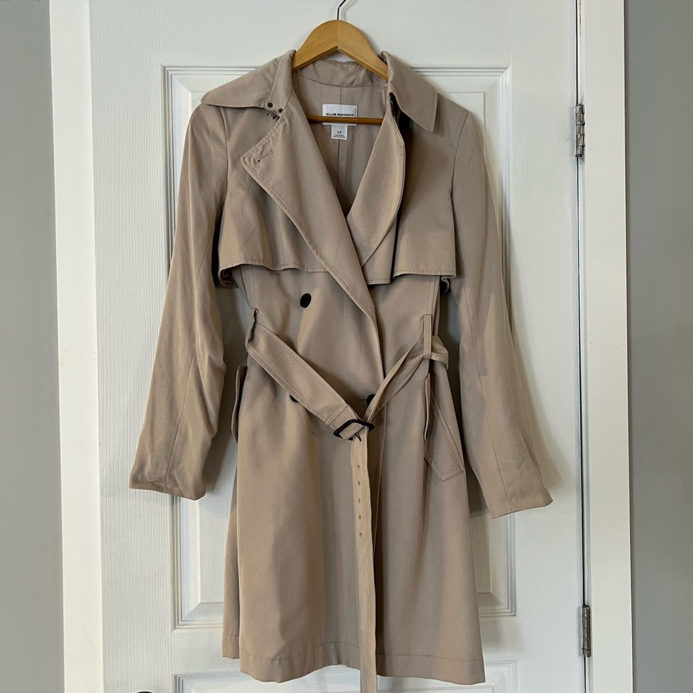 Club Monaco Beige Trench Coat